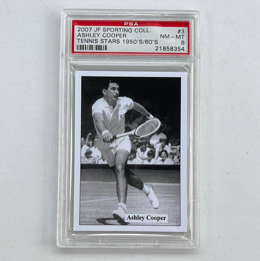 I Like Mikes Mid Century Modern PSA 2007 JF SPORTING COLL. ASHLEY COOPER TENNIS STARS 1950'S/60‘a