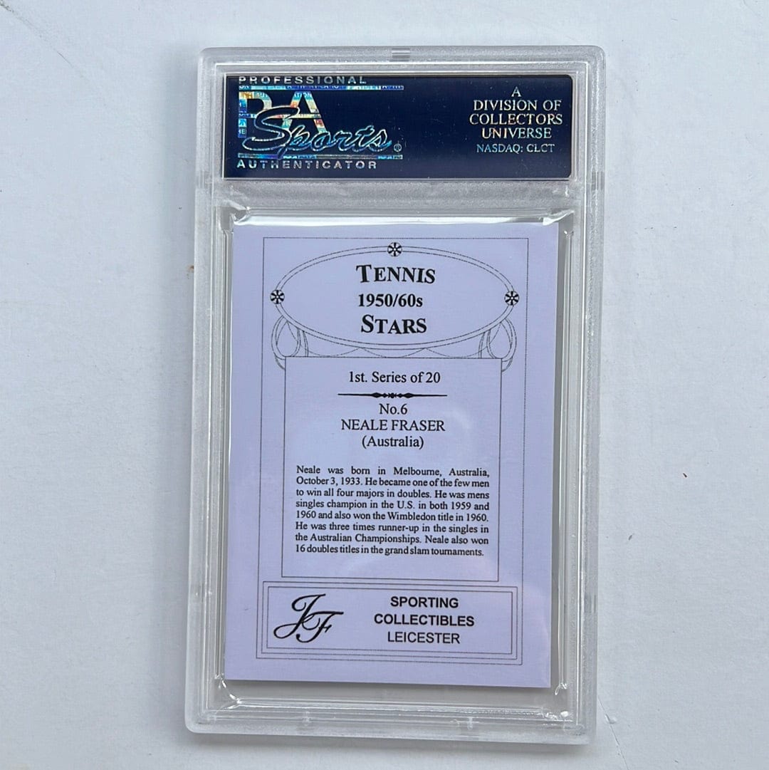 I Like Mikes Mid Century Modern PSA 2007 JF SPORTING COLL. NEALE FRASER TENNIS STARS 1950'S/60'S