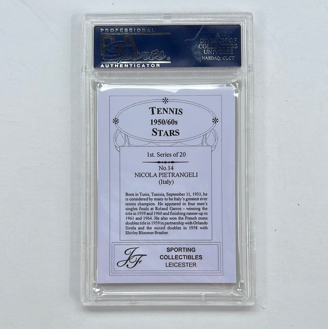 I Like Mikes Mid Century Modern PSA 2007 JF SPORTING COLL. NICOLA PIETRANGELI TENNIS STARS 1950'S/60'S