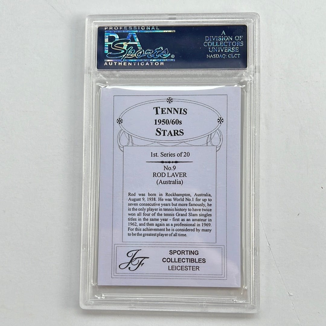I Like Mikes Mid Century Modern PSA 2007 JF SPORTING COLL. ROD LAVER TENNIS STARS 1950'S/60'S