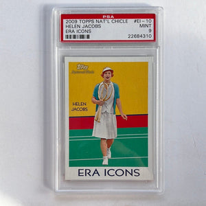 I Like Mikes Mid Century Modern PSA 2009 TOPPS NAT'L CHICLE HELEN JACOBS ERA ICONS