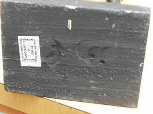 I Like Mikes Mid Century Modern Sculptures & Statues Tall Thin Black Wood Parent Child Floor Statue from Ghana