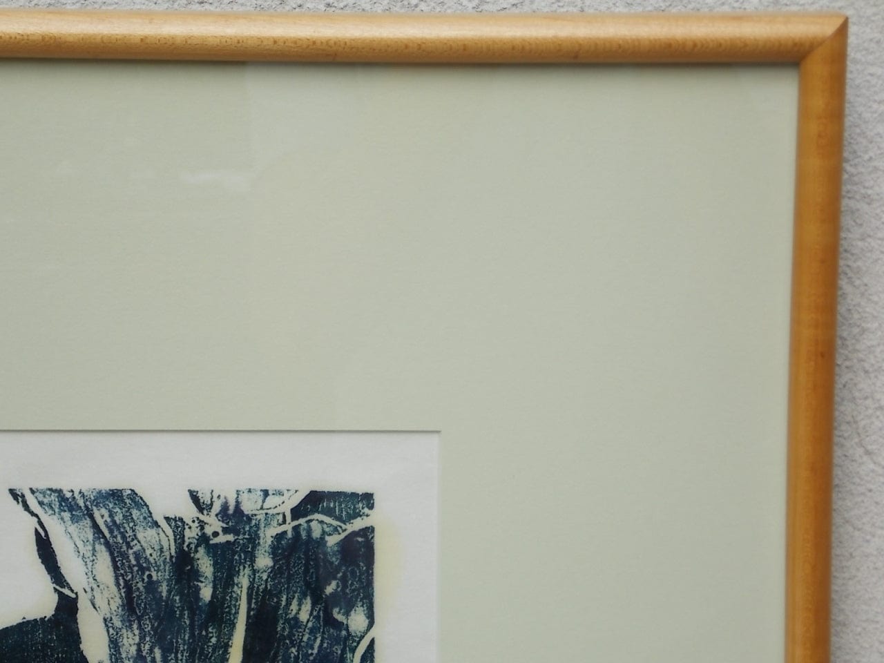 I Like Mikes Mid Century Modern Wall Decor & Art Framed Signed Original Print "A Man & A Woman", Artisan Printmaking