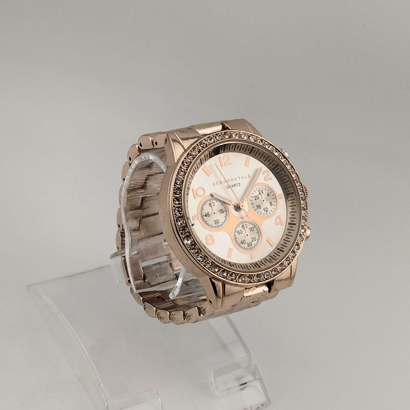 Women\'s Rose Gold Chronograph Bracelet Watch Audemars Piguet Royal Oak Chronograph Rose Gold 38mm Silver  main image 3