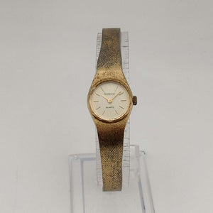 I Like Mikes Mid Century Modern Watches Armitron Women's Petite Gold Tone Quartz Watch, Round Dial, Bracelet Strap