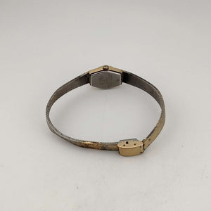 I Like Mikes Mid Century Modern Watches Armitron Women's Petite Gold Tone Quartz Watch, Round Dial, Bracelet Strap