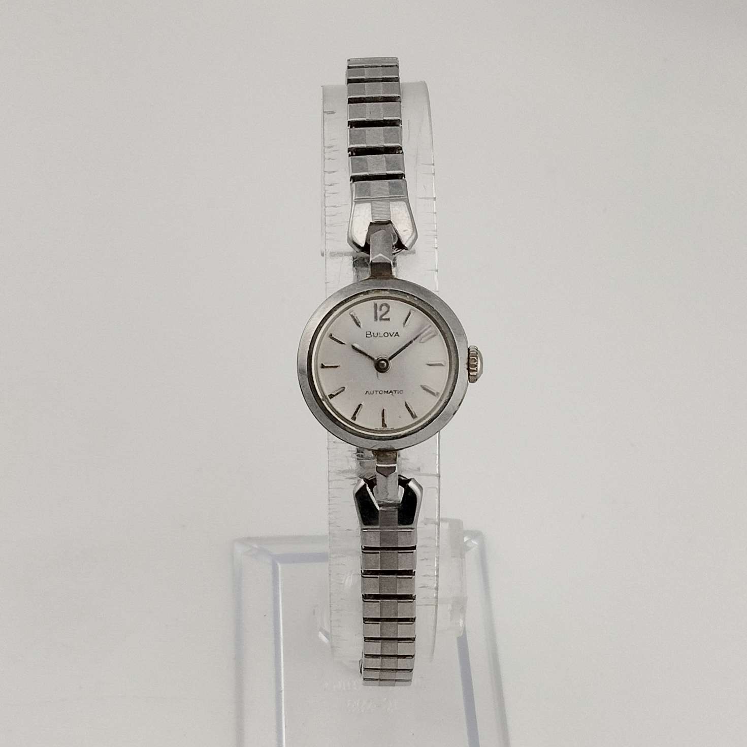 bulova silver dial dress watch Bulova Surveyor Two-Tone Dress Watch Silver