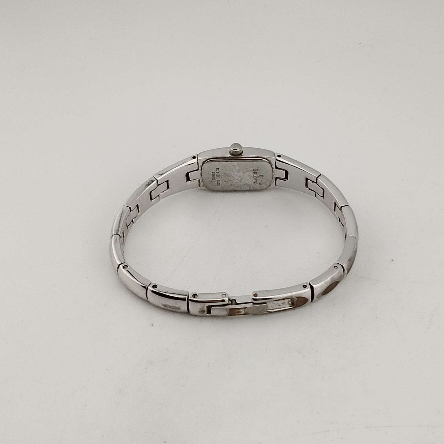 Bulova Silver-Tone Ladies Bracelet Watch Bulova Ladies Mother of Pearl Dial Silver Tone Crystal  main image 2