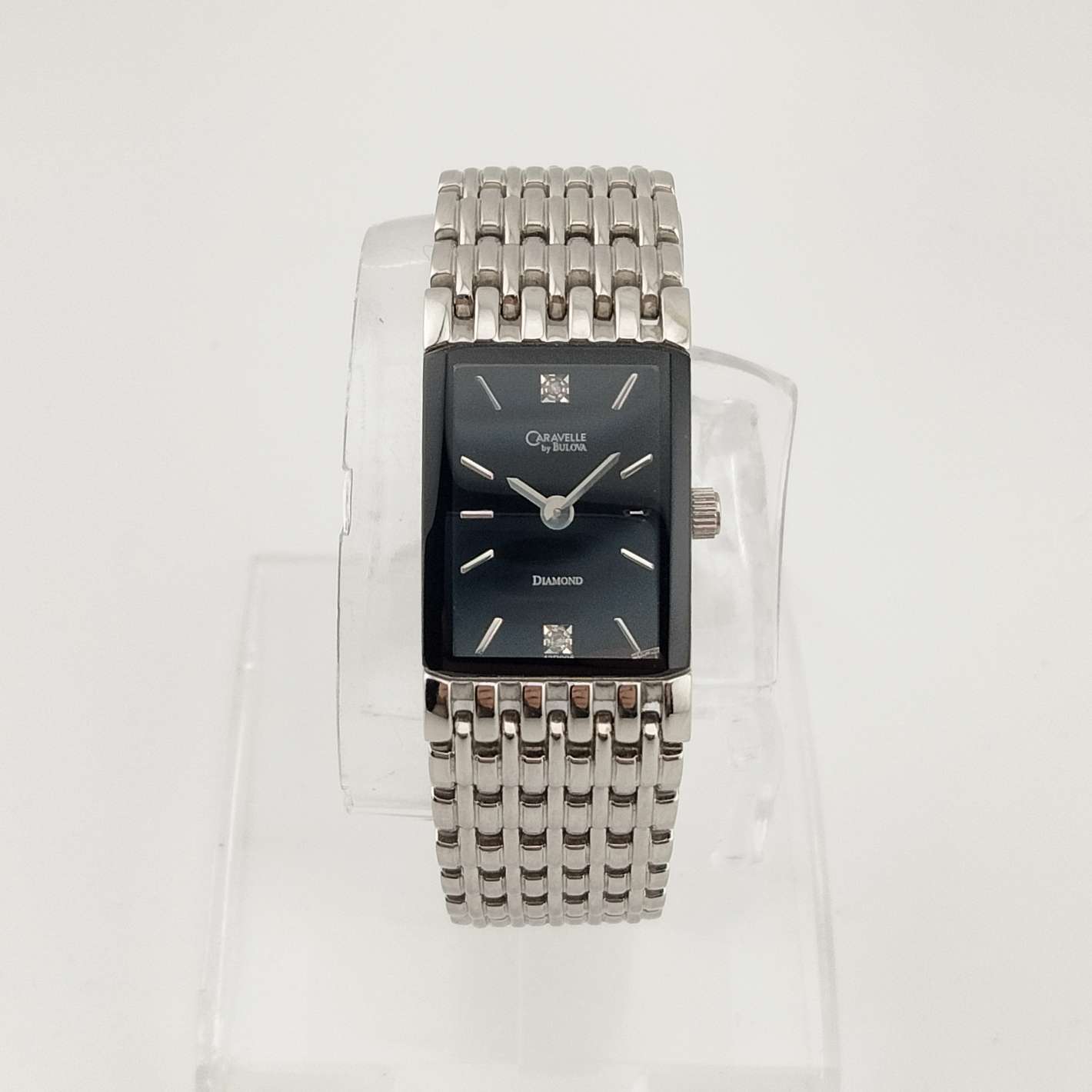 Corporate Collection Ladies\' Silver-tone Bracelet Watch,
Black Dial BULOVA WATCH Bulova Women main image 2