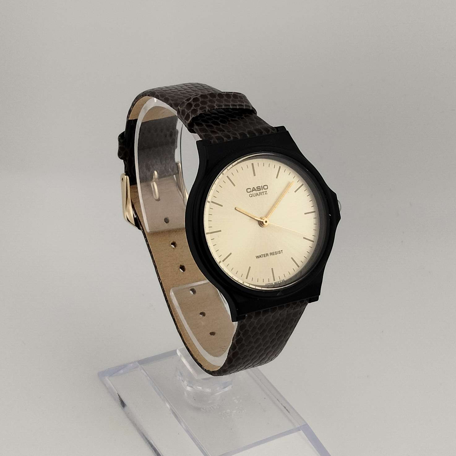 Casio Classic Quartz Watch with Black Leather Strap WCHA139E - Women main image 2