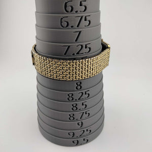 I Like Mikes Mid Century Modern Watches Citizen Gold Tone Women's Watch, Rectangle Mother of Pearl Dial, Bracelet Mesh Strap