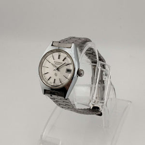 I Like Mikes Mid Century Modern Watches Citizen Men's Silver Tone Quartz Watch, Date Window, Bracelet Strap