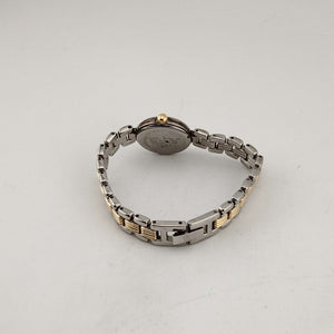 I Like Mikes Mid Century Modern Watches Citizen Mixed Metal Tone Women's Quartz Watch, Circular Mother of Pearl Dial, Bracelet Strap