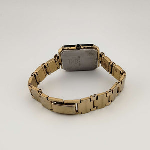 I Like Mikes Mid Century Modern Watches Citizen Petite Quartz Watch, Black Dial, Cross Link Strap