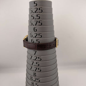 I Like Mikes Mid Century Modern Watches Citizen Unisex Gold Tone Watch, Round Dial, Brown Leather Strap