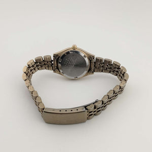 I Like Mikes Mid Century Modern Watches Citizen Unisex Gold Tone Watch, Round Dial, Date and Day Window, Bracelet Strap