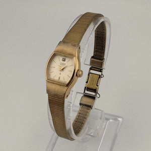 I Like Mikes Mid Century Modern Watches Citizen Unisex Quartz Watch, Gold Tone, Circular Dial, Jewel Detail, Bracelet Strap
