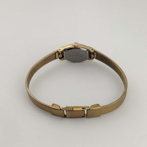 I Like Mikes Mid Century Modern Watches Citizen Unisex Quartz Watch, Gold Tone, Circular Dial, Jewel Detail, Bracelet Strap