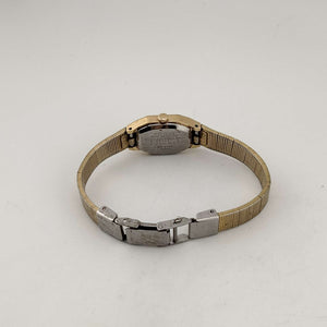 I Like Mikes Mid Century Modern Watches Citizen Women's Gold Tone Quartz Watch, Yellow Octagonal Dial, Bracelet Strap