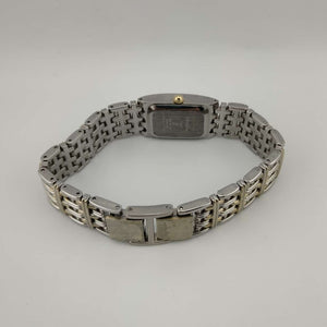 I Like Mikes Mid Century Modern Watches Gruen Women's Mixed Tone Watch, Rectangular Mother of Pearl Dial, Bracelet Strap