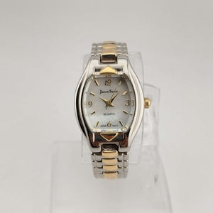 I Like Mikes Mid Century Modern Watches Jaclyn Smith Women's Mixed Metal Quartz Watch, Mother of Pearl Oval Dial, Bracelet Strap