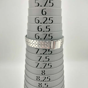 I Like Mikes Mid Century Modern Watches Phaser Women's Silver Tone Watch, Round Dial, Date & Day Window, Bracelet Strap