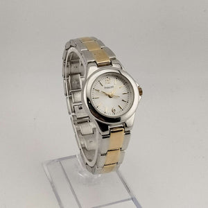 I Like Mikes Mid Century Modern Watches Prescott Women's Mixed Metal Watch, Circular Dial, Bracelet Strap