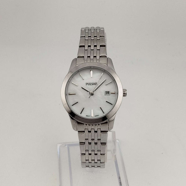 Pulsar Silver Stainless Steel Watch with White Dial s-l400.jpg main image 3