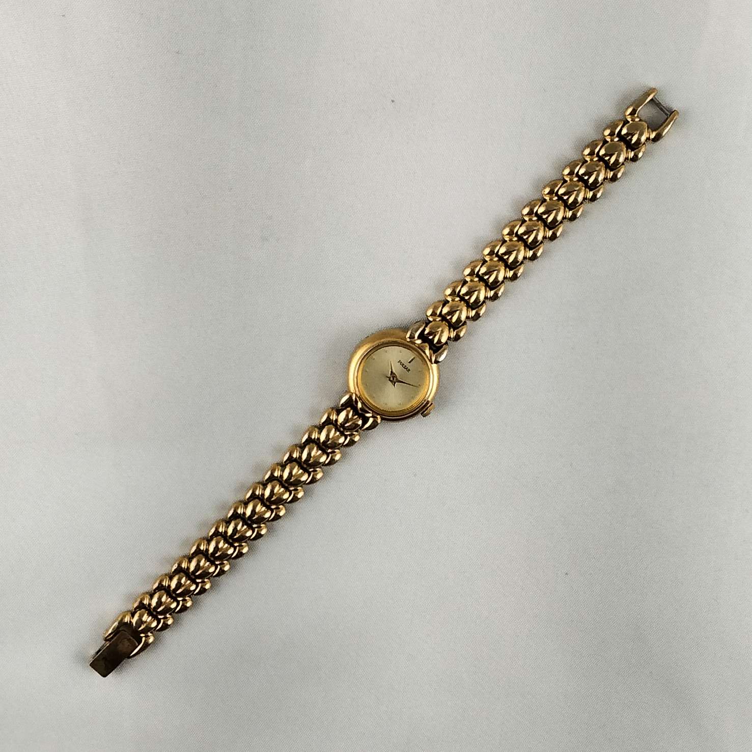 pulsar ladies dress watch Vintage Pulsar Women's Watch | Two-Tone Silver & Gold Dress Watch | Dainty Retro Ladies Timepiece