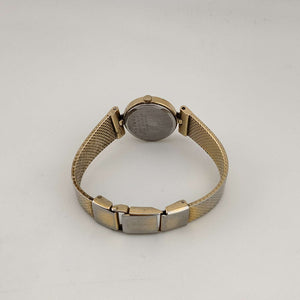 I Like Mikes Mid Century Modern Watches Seiko Lassale Women's Quartz All Gold Tone Quartz Watch, Round Face, Bracelet Strap