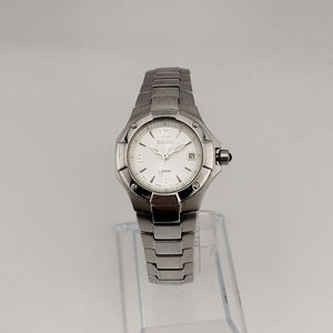 I Like Mikes Mid Century Modern Watches Seiko Men's All Silver Tone Watch, Circular Dial, Date Window, Bracelet Strap