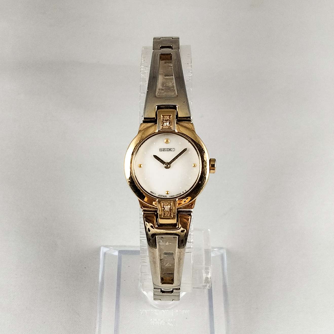 Seiko Petite Watch, Mother of Pearl Dial, Bracelet Strap - I 