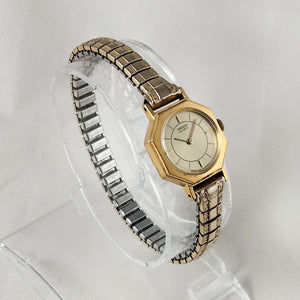 I Like Mikes Mid Century Modern Watches Seiko Quartz Watch, Octagonal Face, Stretch Strap