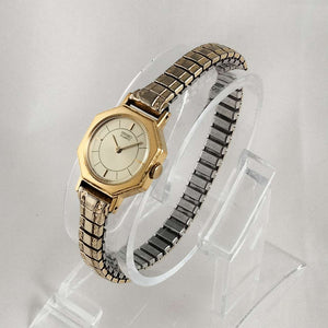 I Like Mikes Mid Century Modern Watches Seiko Quartz Watch, Octagonal Face, Stretch Strap