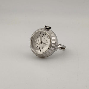 I Like Mikes Mid Century Modern Watches Seiko Silver Tone Watch Ring