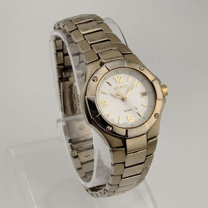 I Like Mikes Mid Century Modern Watches Seiko Unisex Gold Tone Watch, Date, Bracelet Strap