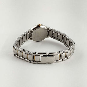 I Like Mikes Mid Century Modern Watches Seiko Unisex Watch, Dark Purple Dial, Bracelet Strap