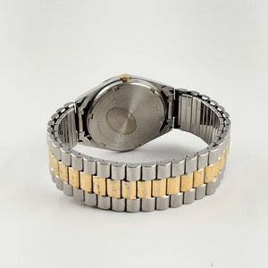 I Like Mikes Mid Century Modern Watches Seiko Unisex Watch, Patterned Dial, Stretch Bracelet Strap
