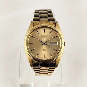 I Like Mikes Mid Century Modern Watches Seiko Watch, Gold Tone, Bracelet Strap
