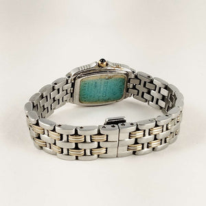 I Like Mikes Mid Century Modern Watches Seiko Watch, Mother of Pearl Dial, Bracelet Strap