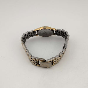 I Like Mikes Mid Century Modern Watches Seiko Women's Gold Tone Quartz Watch, Round Dial, Bracelet Strap