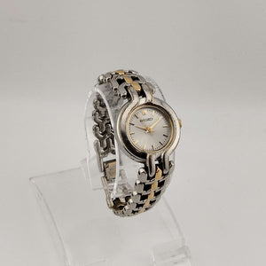 I Like Mikes Mid Century Modern Watches Seiko Women's Mixed Metal Watch, Circular Dial, Bracelet Strap