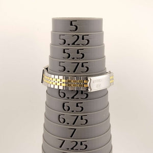 I Like Mikes Mid Century Modern Watches Seiko Women's Mixed Metal Watch, Round Dial, Date and Day Window, Bracelet Strap