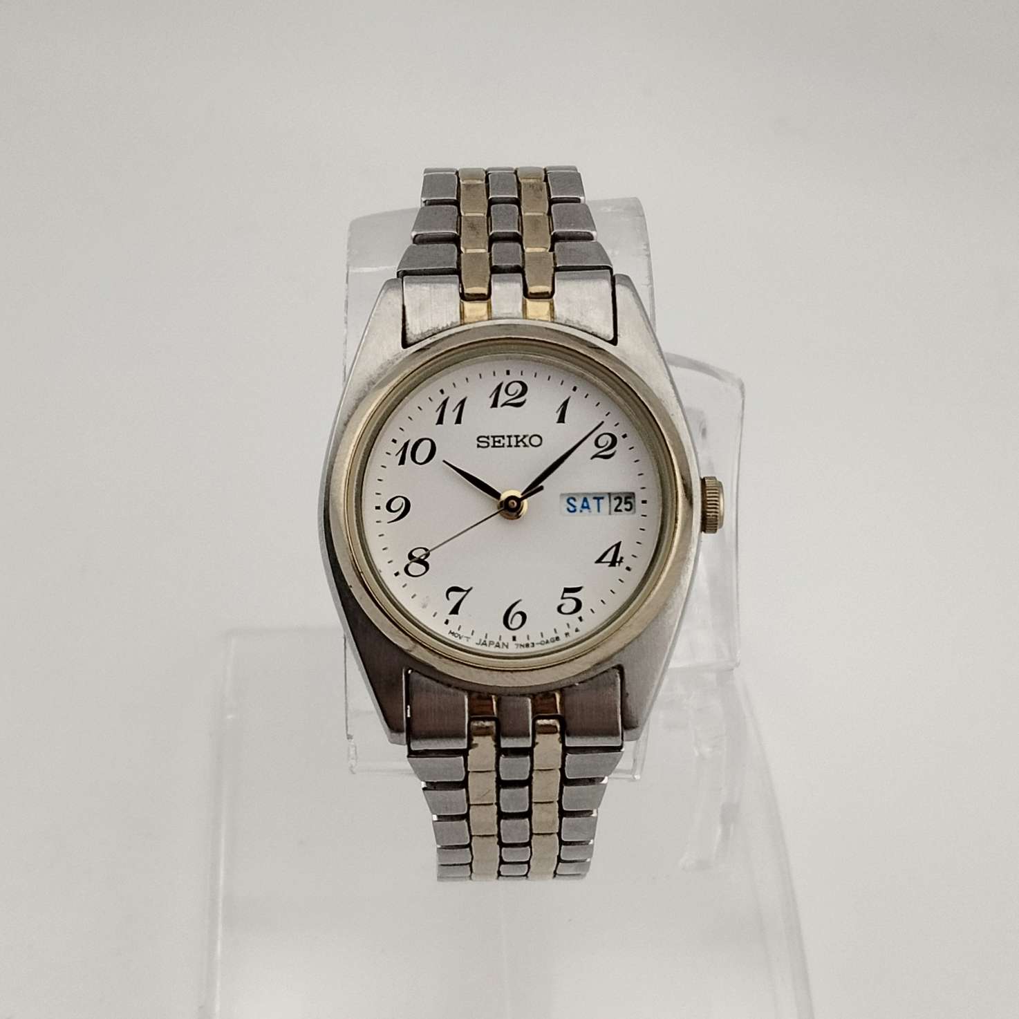 Mixed Lot of Four Women\'s Watches - White, Cream, Brown, Silver Classic 34mm Glowful White & Two Tone Bracelet Watch  main image 4