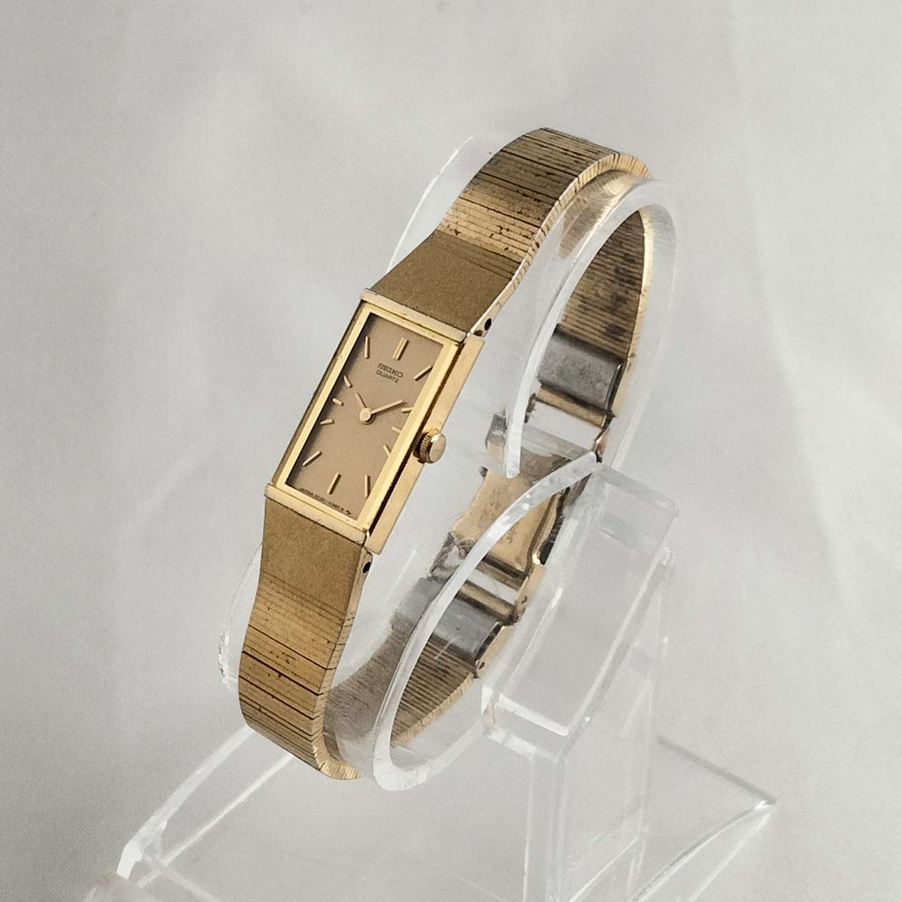 Seiko Women's Petite All Gold Tone Watch, Octagon, Smooth Bracelet Str - I Like Mikes Mid Century Modern Seiko Women's Petite All Gold Tone Watch, Octagon, Smooth Bracelet Str - I Like Mikes Mid Century Modern