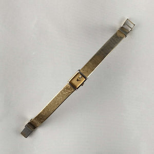 I Like Mikes Mid Century Modern Watches Seiko Women's Petite Gold Tone Watch, Jewel Detail