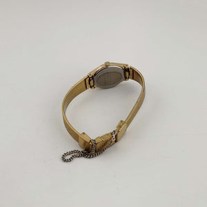 I Like Mikes Mid Century Modern Watches Seiko Women's Quartz All Gold Tone Watch, Octagonal Face, Bracelet Strap