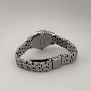 I Like Mikes Mid Century Modern Watches Seiko Women's Watch, Mother of Pearl Dial, Stainless Steel Bracelet Strap