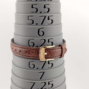 I Like Mikes Mid Century Modern Watches Seiko Women's Watch, Round Dial, Gold Tone, Brown Strap