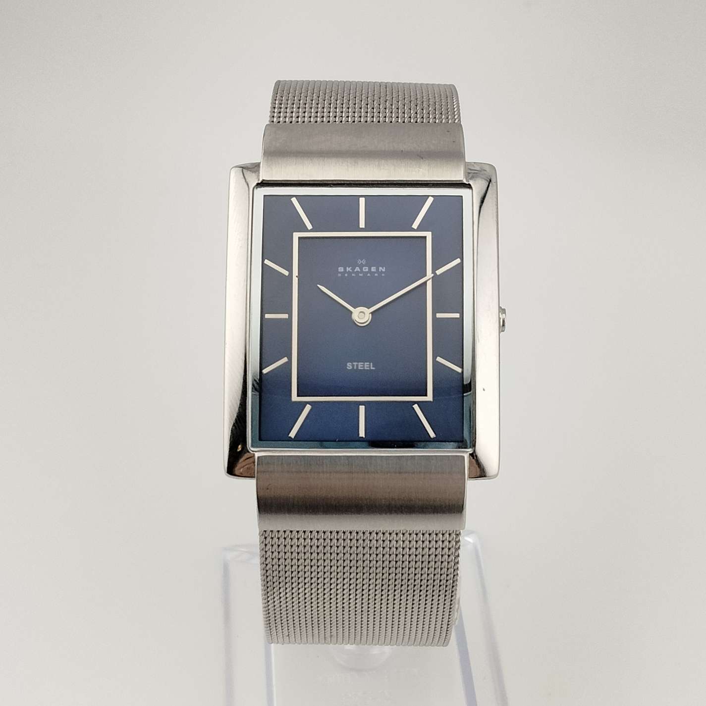Skagen Denmark Blue Dial Rectangular Women\'s Dress Watch For Parts Or Repair Skagen Ladies Watch - Etsy Canada main image 3